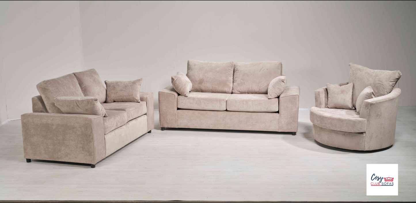 Amalfi Fabric Sofa | Luxurious Comfort | Cosy Club Sofas