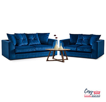 Soretto Silky Velvet Sofa | Luxurious Comfort | Cosy Club Sofas